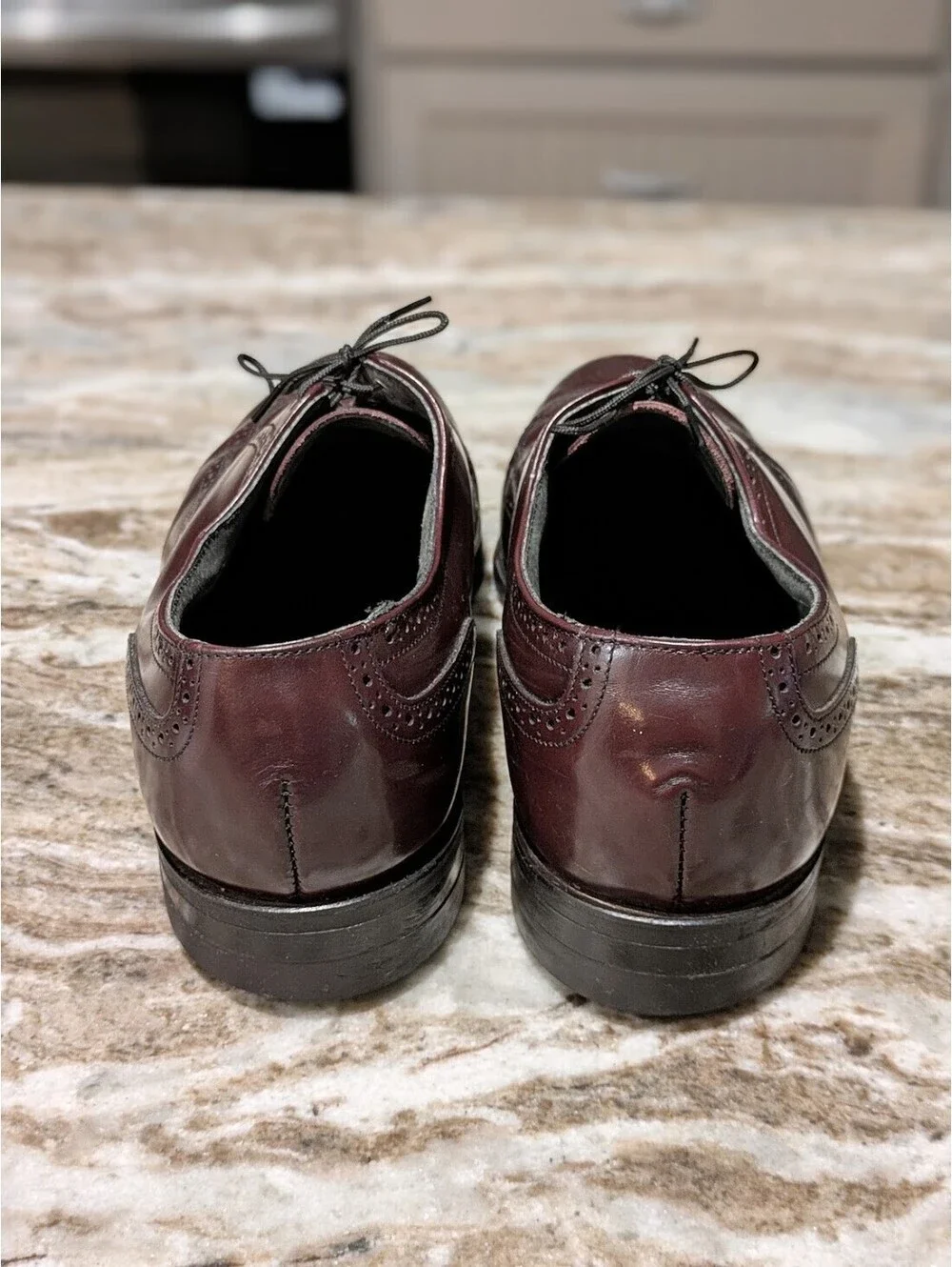 Vintage Oxfords Oxblood Goodyear Heel 10.5M
